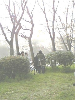 侍気分で・・・